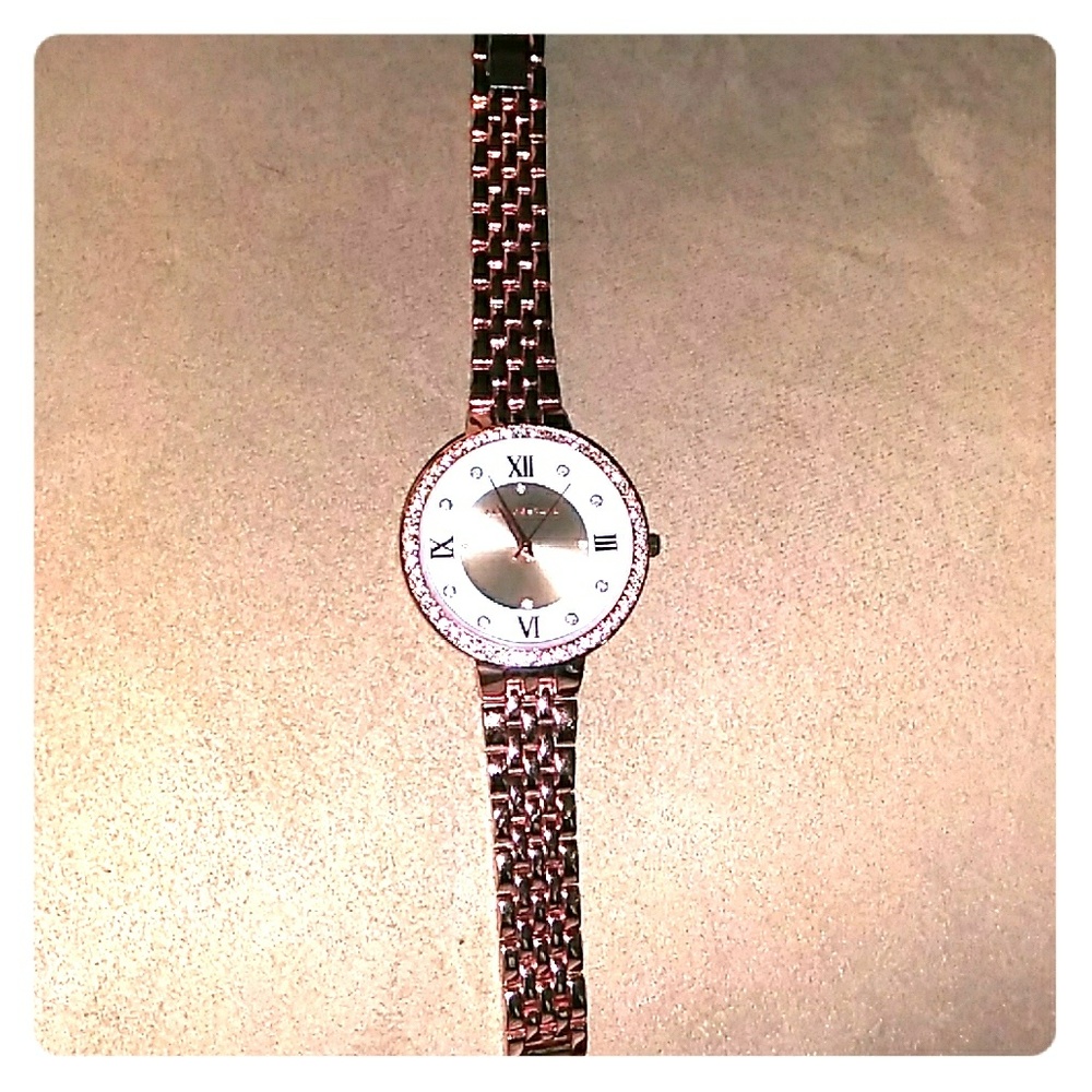 Rose gold watch